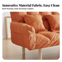 Foldable Fold-expanding Floor Bed Space-Saving transformable Sofa Multi-Functional Design Living Room Furnishing Breathable Fabric for Apartment Dwellers, Renters, Students, Bedroom, Small Spaces, Balcony, Lounging