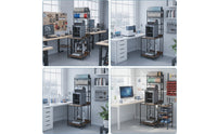 3D Printer Stand with Filament Rack Sturdy for Studio, Makers