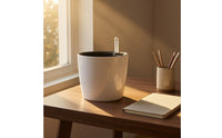Wick System Self-Watering Pot Plastic Water Level Indicator Pot Round Self Watering Planter Tapered