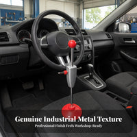 Hook Arms Steering Wheel Lock Red Accents Metal Steering Wheel Lock Easy to Use
