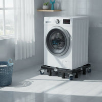 Heavy Duty Washing Machine Stand Mobile Washing Machine Dolly Long-Lasting Stand with Casters Stable for Laundry Room