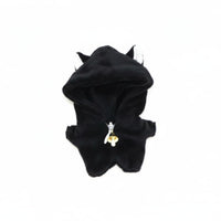 black color cat Doll Costume Cute Design 10cm Doll Bodysuit Soft Material Toy Accessory for Hobbyists