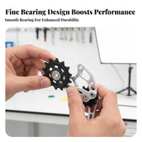 2 Pieces 12T 14T Derailleur Pulleys Effortless Shifting Rear Derailleur Pulley Wheels Guide Wheel Set High Performance
