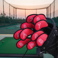 10 Pieces Sporting Iron Protectors Long-Lasting Sporting Iron Headcover Set Secure Fit Lightweight