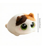 Stuffed Cat Small Cat Plushie Soft Chubby for Children, Desk, Bedside Table