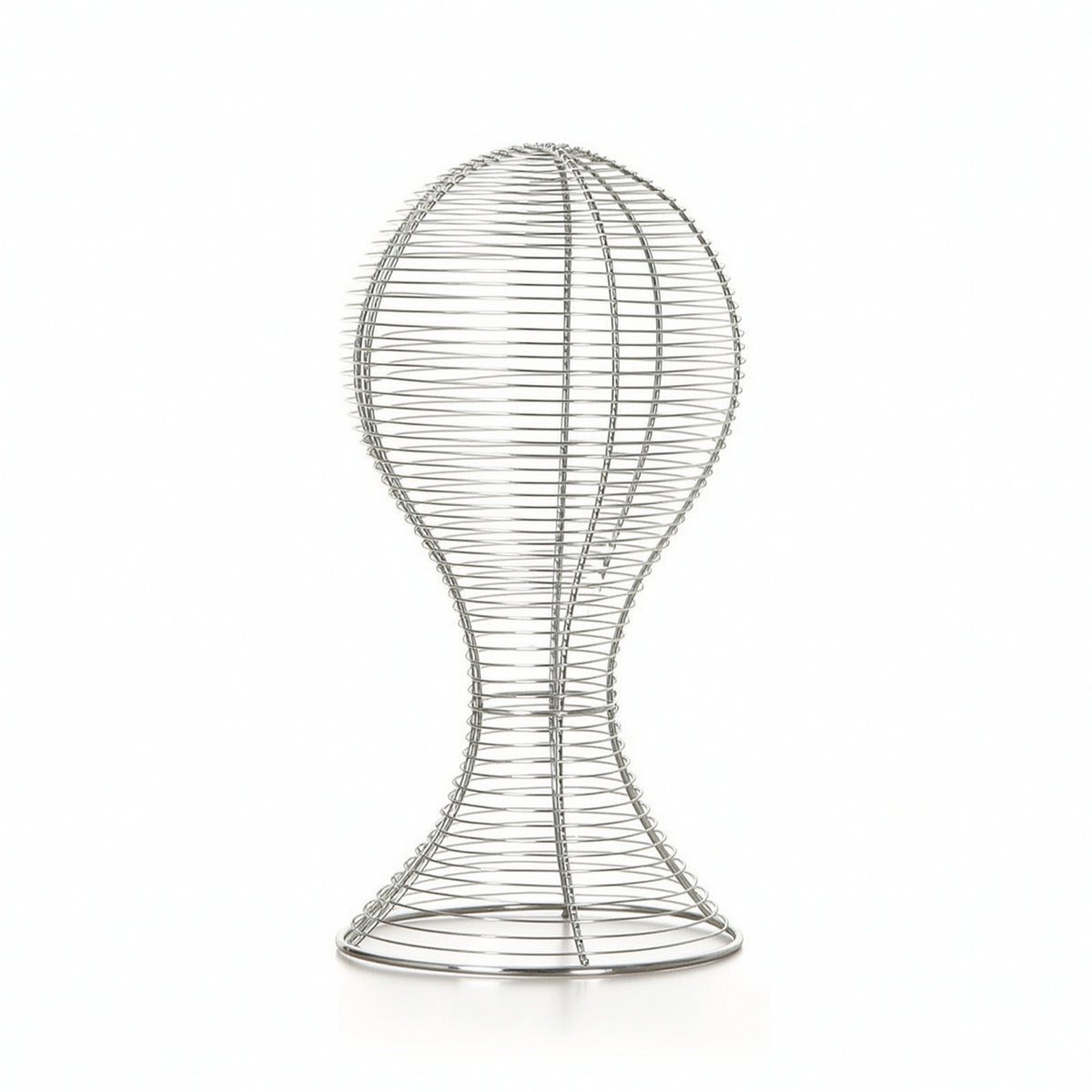 Wire Hat Stand with Round Base Stable Head-Shaped Display Stand Sturdy Holder Countertop for Collectors, Vanity Table, Dresser