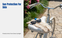 Summer Ice Silk Arm Sleeves, Bowknot Ballet Style, Breathable Sun Protection, Women's Accessory
