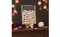 Tabletop Decoration Wooden Heart Guest Book Romantic Design Wooden Heart Sign Personalized for Valentine's Day
