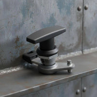 Long-Lasting T-Handle Lock High Strength Swing Handle Latch Secure Installation Electrical Box Lock for Machine Enclosures
