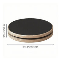 Core Strengthening Balance Board Compact Wooden Balance Board Splinter without Splinters Fitness Equipment Dynamic for Athletes
