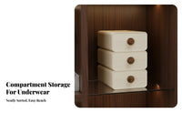 3 Pieces Compartgentlementalized Design Underwear Compartgentlement Box Set Space Saving Compartgentlement Storage Tray adaptable Drawer Organizer Lightweight for Wogentlemen, Adults, gentlemen, Closet, Bedroom, wardrobe