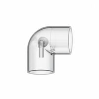 Clear Pipe Aquarium Flow Optimized Low Resistance for Sump