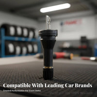 Tire Pressure Valve Stem Wide Compatibility Tire Pressure Track Valve Improves Driving Automotive Parts for DIY Enthusiasts, Drivers, Garage