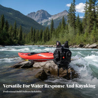 Water Emergency Flotation Vest Sturdy Ripstop Nylon Rapid Water Emergency PFD Kayaking Flotation Vest Front Zip Entry Flotation