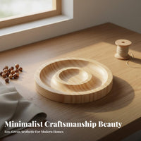 Precise Measurement Bamboo Bead Design Board Engraved Scale Bamboo Bead Board Multifunctional for DIY Crafters, Beginners, Workshop