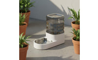 Large Capacity Pet Water Station Transparent Reservoir Water Dispenser with Sieve Double Filtration System Continuous-Supply Pet