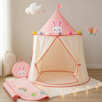 Kids' Play Tent Indoor Princess Castle Foldable Game House Toy Gift