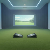 2 Pieces Corrects Posture Golf Body Turn Coach Portable Design Golf Rotation Training Platforms Non-Slip Surface Swing Rotation Board Set for Beginners