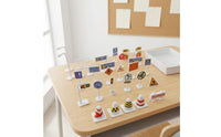 Scene Building Miniature Road Sign Set Educational Sand Table Road Signs Lightweight Miniature Traffic Sign Set Sturdy for Hobbyists