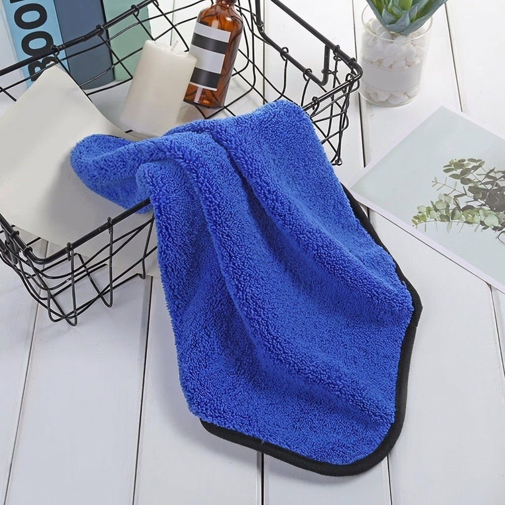 Super Absorbent Towel and Microfibre Towel, 40x40cm Microfibre Towel for Car Detailing, Non-Shedding Cleaning Cloths for Polishing and Household Use