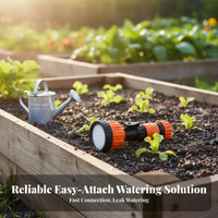 Long-Lasting Seedling Sprinkler Head Easy to Clean Fine Mist Watering Nozzle Leak-Proof Connection Garden Sprinkler Wand On/deactivate Switch for Gardeners, Farmers, Nursery, Greenhouse, Farm