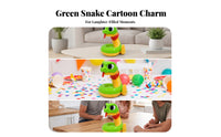Molded Plastic Coiled Snake Toy Gift Box Electric Prank Snake Toy
