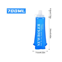 Soft Bottle Foldable Collapsible Bottle Compact for Marathons, Runners