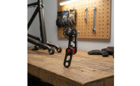 Cycle Chain Tensioner CNC-Machined Chain Tensioner with Pulley Aluminum Alloy for Cyclists, Riders, Drivetrain Conversions, Folding Bikes