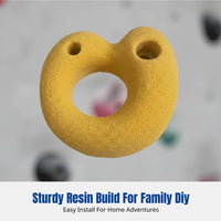 Wall Climbing Hold Non-Slip Surface Textured Rock Holds Child-Safe Easy Installation for Adults, Indoors, Indoor, Kindergarten