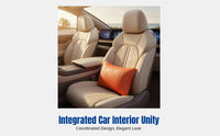 Car Support Pillow, Neck Headrest Pad, Universal Interior Accessory for Model 9 Model 8, Breathable, Ergonomic, Multi-Color