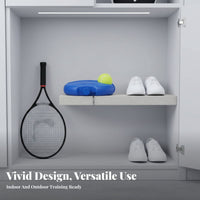 Tennis Elastic Tennis Training Tool with Cord Compact Equipment for Beginners, Outdoor Train