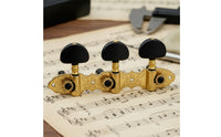 Classical Guitar Tuners Three-on-a-Strip Guitar Tuning Machines Tuning Pegs with Buttons 1:15 Gear Ratio for Guitarists