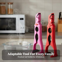Triple-Function Anti-Scald Gripper Bottle Unseal Er Function Triple-Function Plate Grabber Multifunctional Pot Pan Gripper