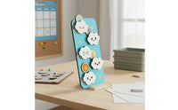 Weather Slide Toy Child-Led Learning Expression Slide Playful Reasoning Game Wooden Weather Board for Kids