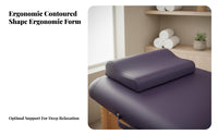 High-Density Foam Filling PU Leather Headrest Skin-Friendly Beauty Bed Pillow Easy to Clean for Estheticians, Acupuncturists, Spas, Travel