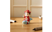 Scholar Figurine Traditional Chinese Style Figurine Painted for Collectors