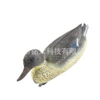 厂家直销打猎诱饵浮水母鸭PE吹塑园林装饰摆件箭靶户外园林仿真鸭