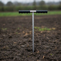Stainless Steel Soil Rod Rod Adjustable Soil Rod Insulated Septic Tank Detector Tool 3-Section for Landscapers, Gardeners, Landscaping, Gardening