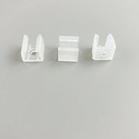 1-Year Warranty Flexible LED Strip Holder for Installation, Polypropylene U-Shaped LED Strip Mounting Bracket with Screw-in Fasteners for 6mm 8mm