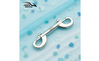 90 Mm Double Head Hook Diving Clip One Handed Use Marine Gear for Divers, Snorkeling