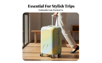 Large Capacity 20 Inch Carry-on Luggage Lightweight Gradient Rolling Suitcase Sturdy ABS+PC Material for Women, Vacation, Airport, Airports