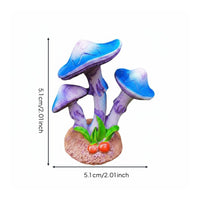 Realistic Simulation Potted Plant Fungus Decor Vibrant Colors House Decoration for Aquarium Aquarium, Balcony
