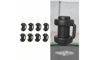 8 Pieces 1 Inch Trampoline Enclosure Pole Cap Safety Trampoline Pole Cap Heavy Duty Safety for Outdoor