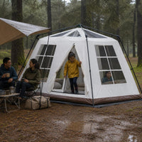 Kailuode Outdoor Automatic Pop-Up Double-Layer Camping Tent for 4-6 People, Waterproof