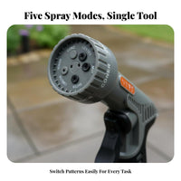 Quick Connect Car Wash Spray Leak-Proof Garden Hose Spray Ergonomic Design for Gardeners, Pet Owners, Outdoor, Patio, Driveway