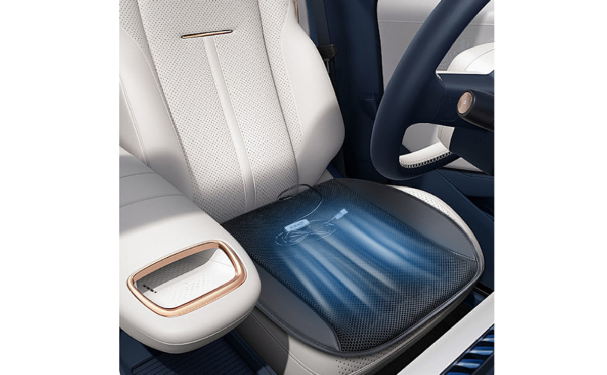 USB Powered Car Seat Cooler Breathable Cooling Car Seat Pad Universal Fit Vehicle Accessory Quiet Operation