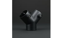 Y-Shaped Connector Connector Easy to Install Triple-Port Hose Fitting Adjustable Air Movement Y tube Adapter