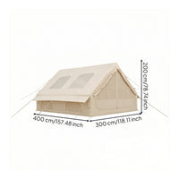 Inflatable Cabin Tent Spacious Inflatable Tent Portable Camping Cabin for Campers, Family