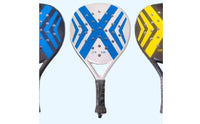 Rigid Padel Racket with Wrist Strap Teardrop-Shaped Perforated Padel Racket Versatile Paddle Stable for Families, Beginners, Outdoor Play
