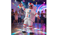 Inflatable Astronaut Costume Funny Inflatable Astronaut Suit Eye-Catching Character Suit for Adults, Parties